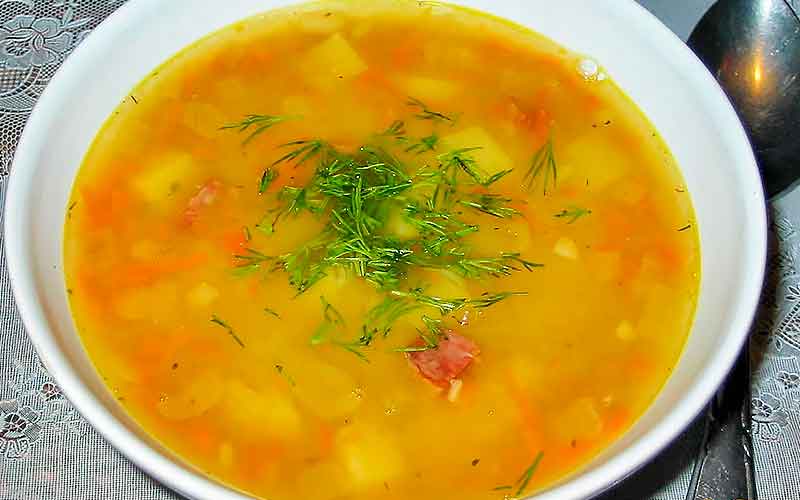 Гороховый суп с косточками – пошаговый рецепт приготовления с фото