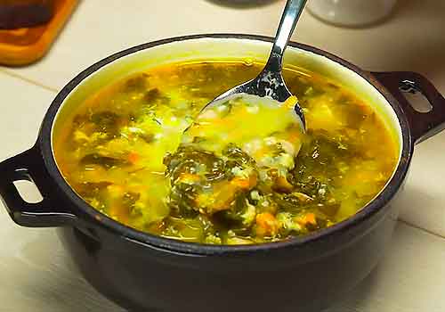 пошаговый рецепт щавелевого супа готов