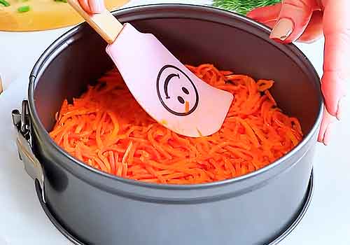 слой корейской моркови