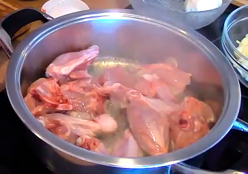 обжарка курицы на сковороде