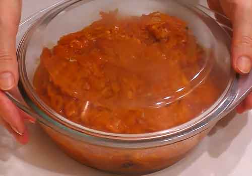 томатный соус с минтаем
