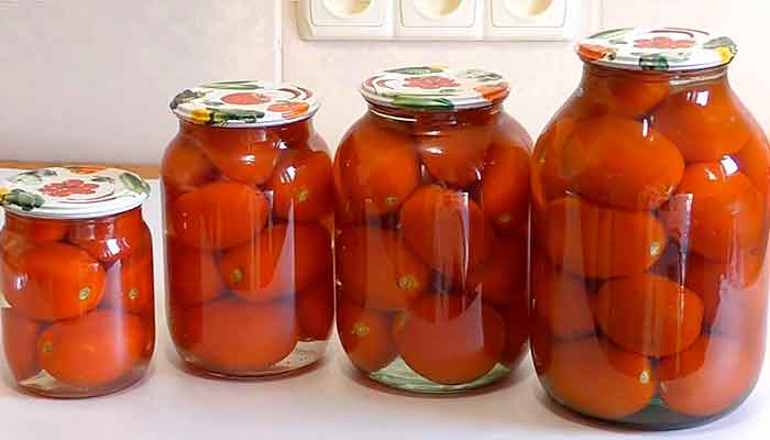 помидоры на зиму без стерилизации