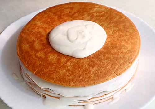 Торт медовик классический сметанный