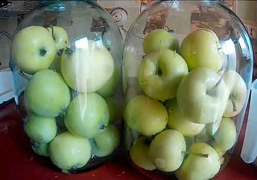 Компот из яблок на зиму на 3 литра